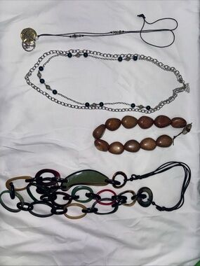 Handmade Multicolor Link Pendant Necklace - Unbranded